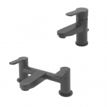 Mono Basin Mixer & Bath Filler Tap Pack - Black