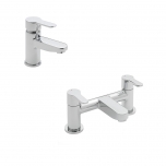 Mono Basin Mixer & Bath Filler Tap Pack - Chrome