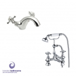 Traditional Tap Set Bathrooms Mono Basin Mixer, Bath Shower Mixer