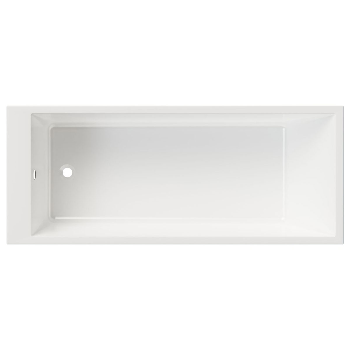 Milford Square Single End 1700x700mm Thin Edge 0TH Bath
