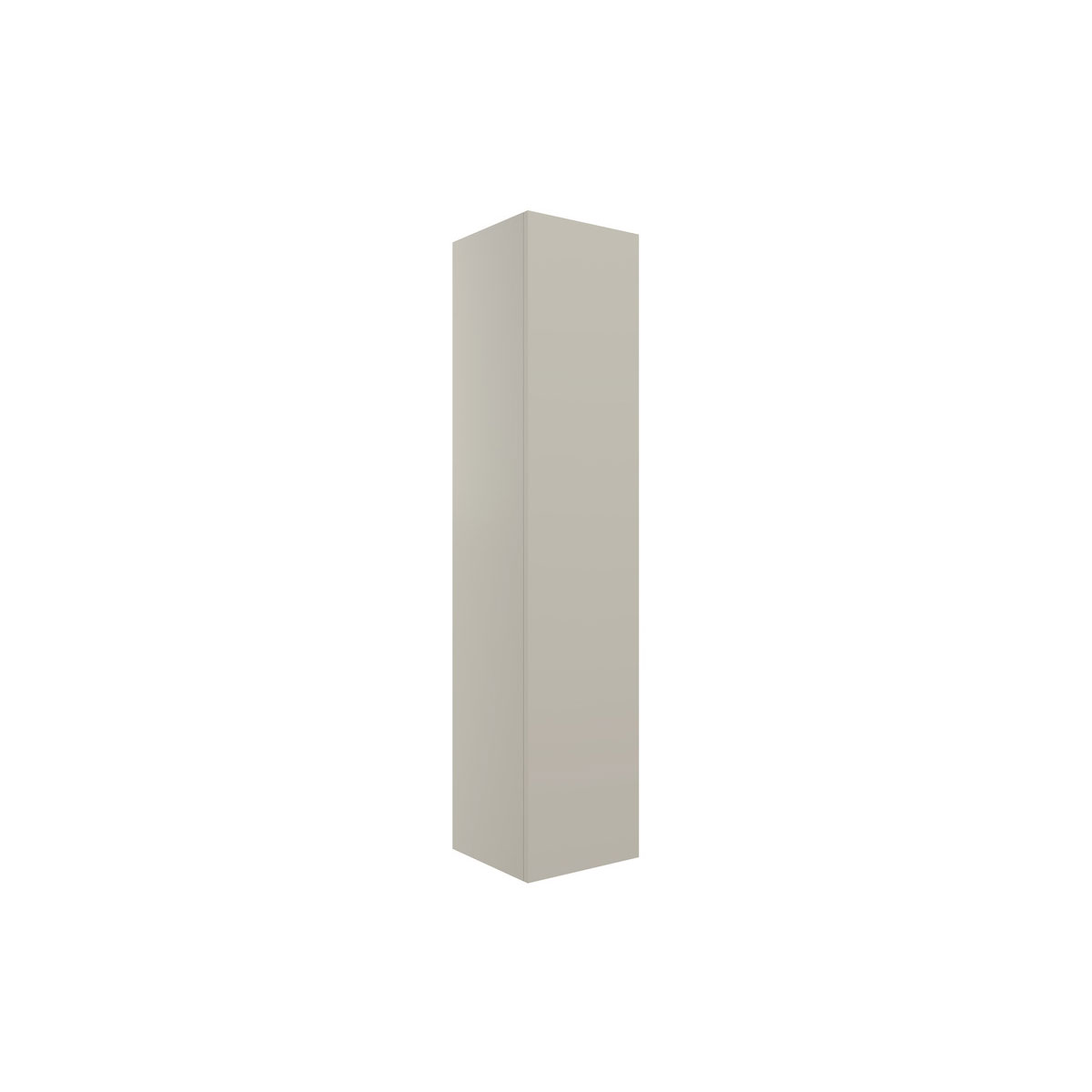 Hadleigh 350mm Wall Hung 1 Door Tall Unit - Matt Latte
