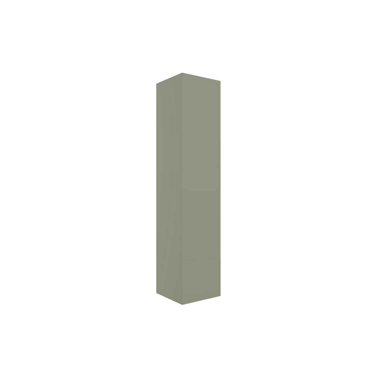 Hadleigh 350mm Wall Hung 1 Door Tall Unit - Matt Olive Green