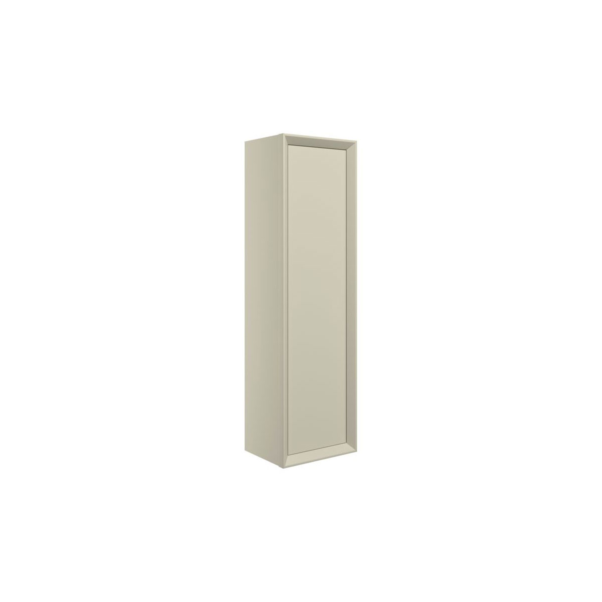 Ember 345mm Wall Hung 1 Door Tall Unit - Matt Cotton