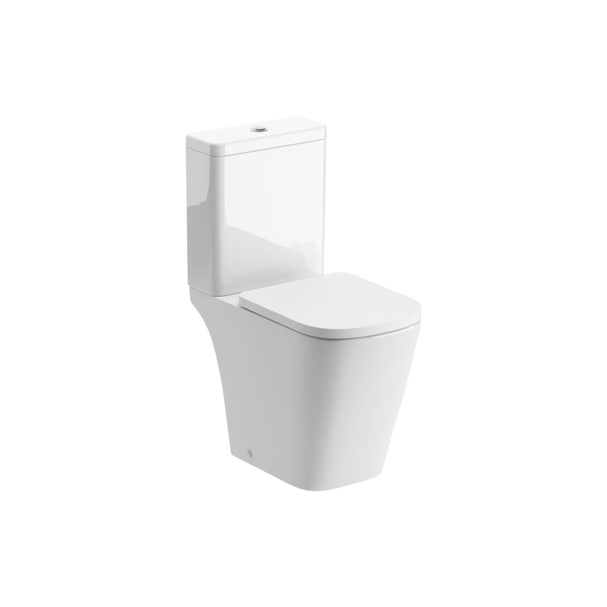 Series10 Rimless Close Coupled Open Back Short Projection WC & Soft Close Seat