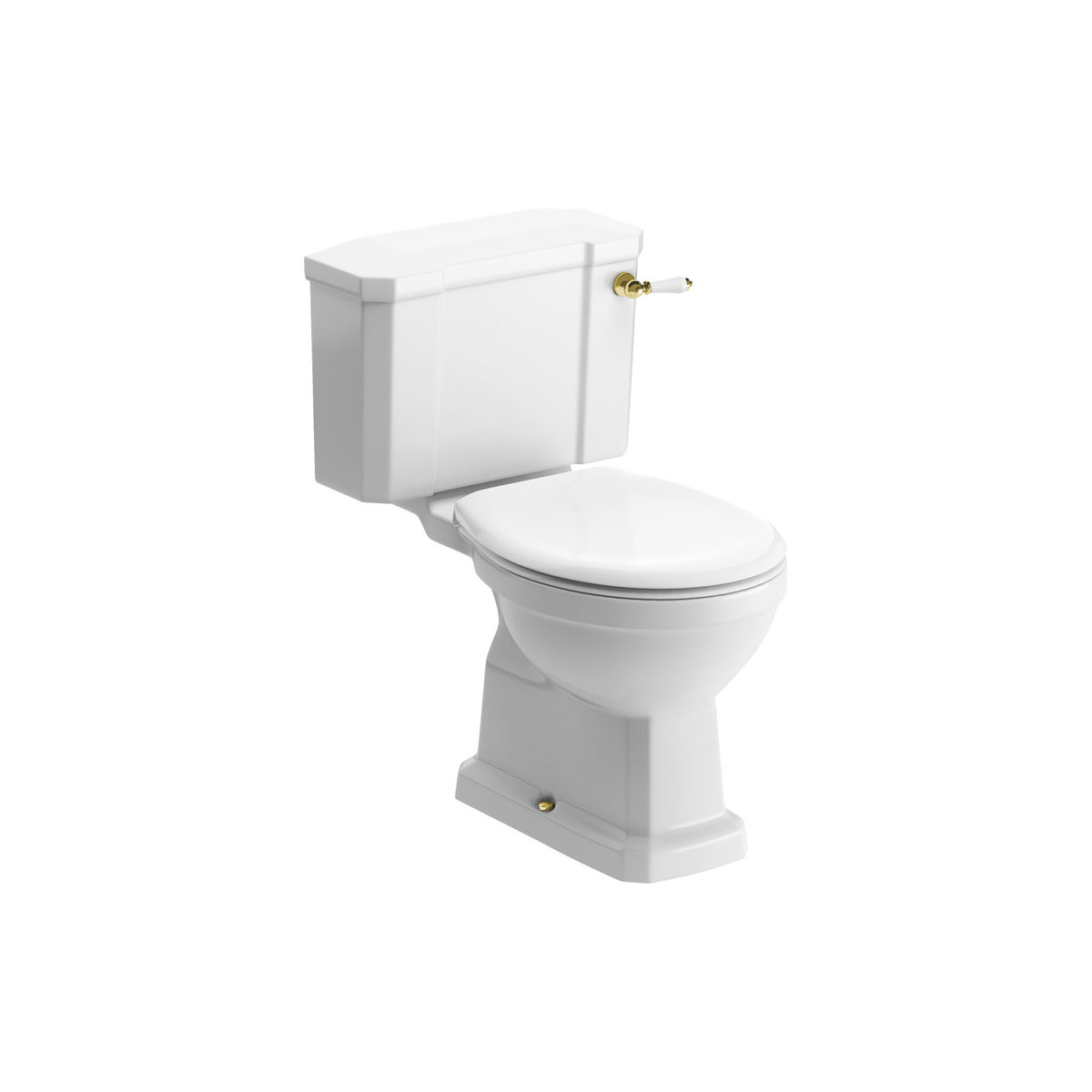 Series9 Close Coupled WC & Soft Close Seat w/Br.Brass Finishes