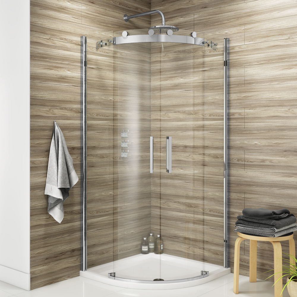Frameless Quadrant Enclosure With Sliding Doors Kaso 8 By Voda