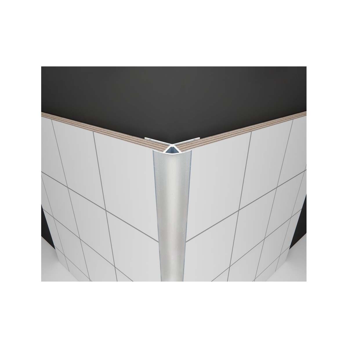 Aluminium 135° External Profile 2.4m