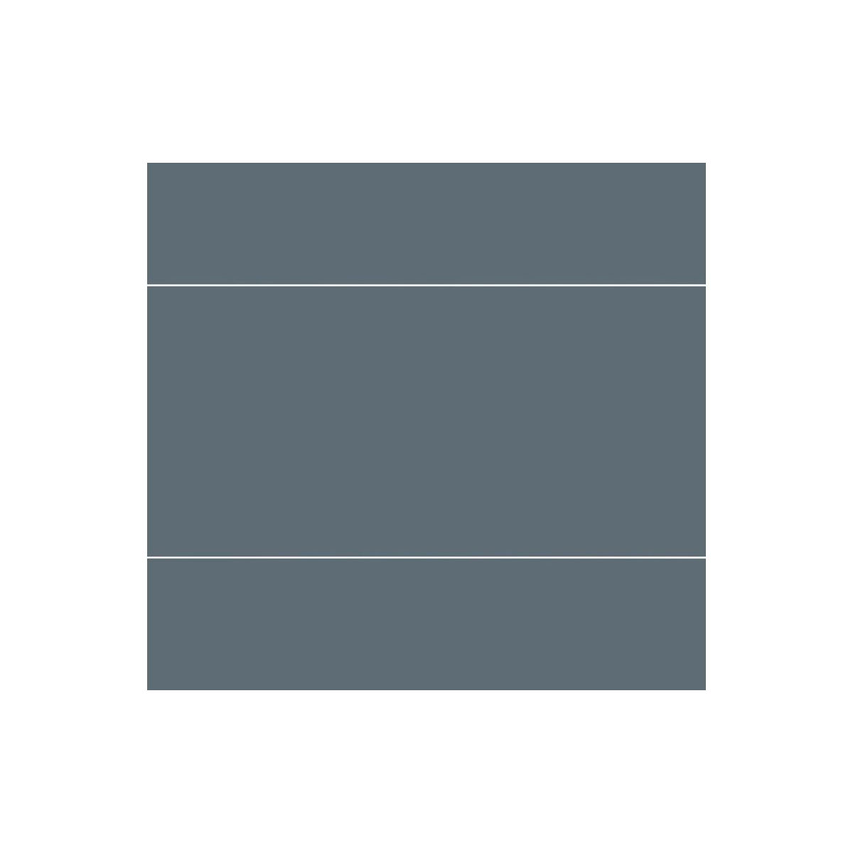 Fibo 2.4m x 0.6m Wall Panels - Dusty Blue (Tile Effect) - Single Panel