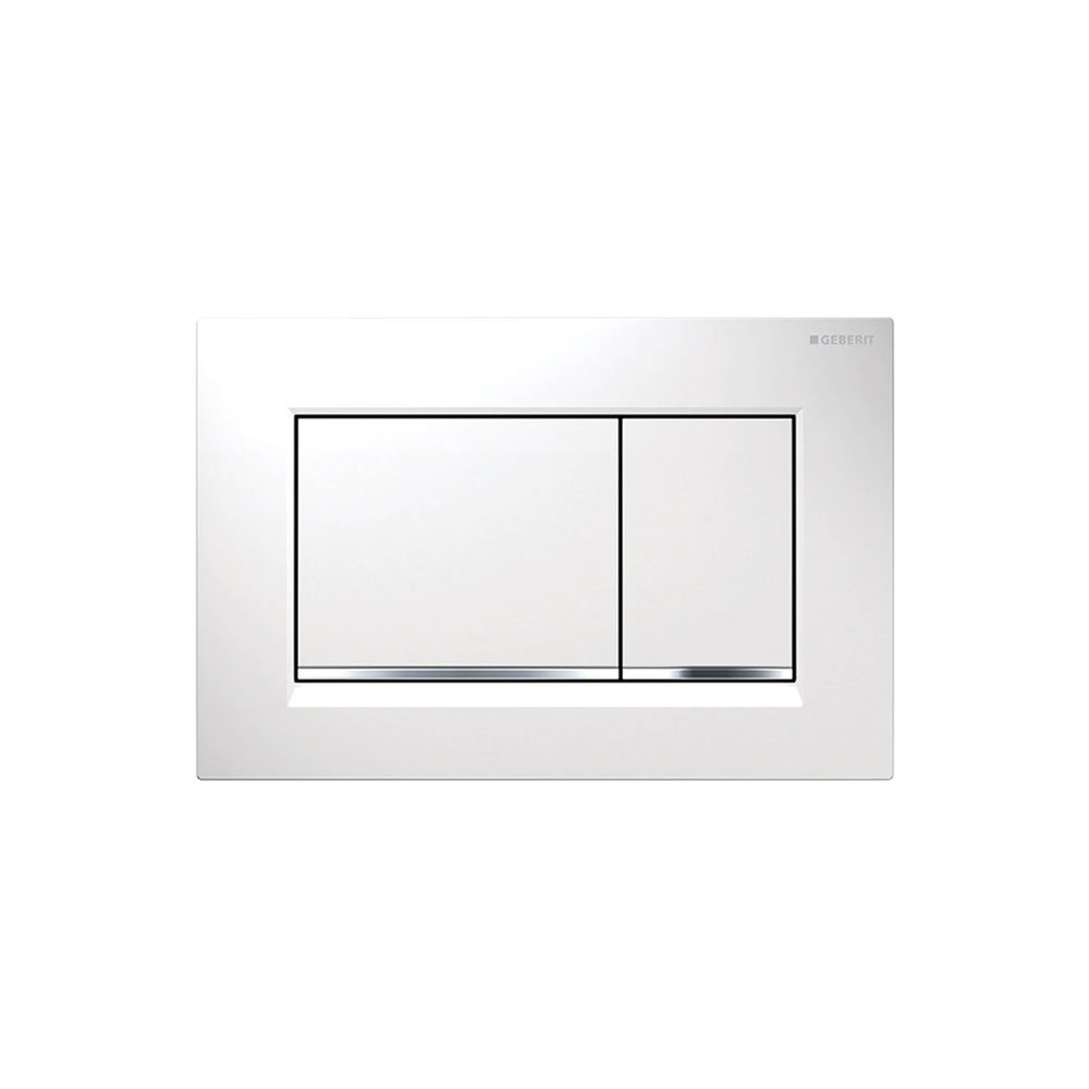 Geberit Sigma30 Dual Flush Plate White Chrome - 115.883.KJ.1