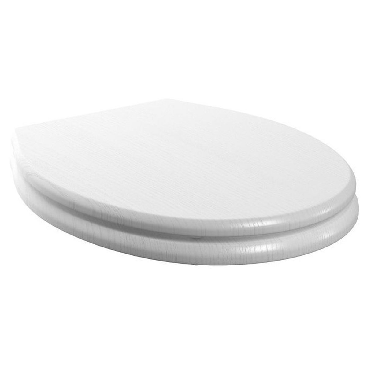 Series9 Soft Close Toilet Seat - Satin White Wood Effect