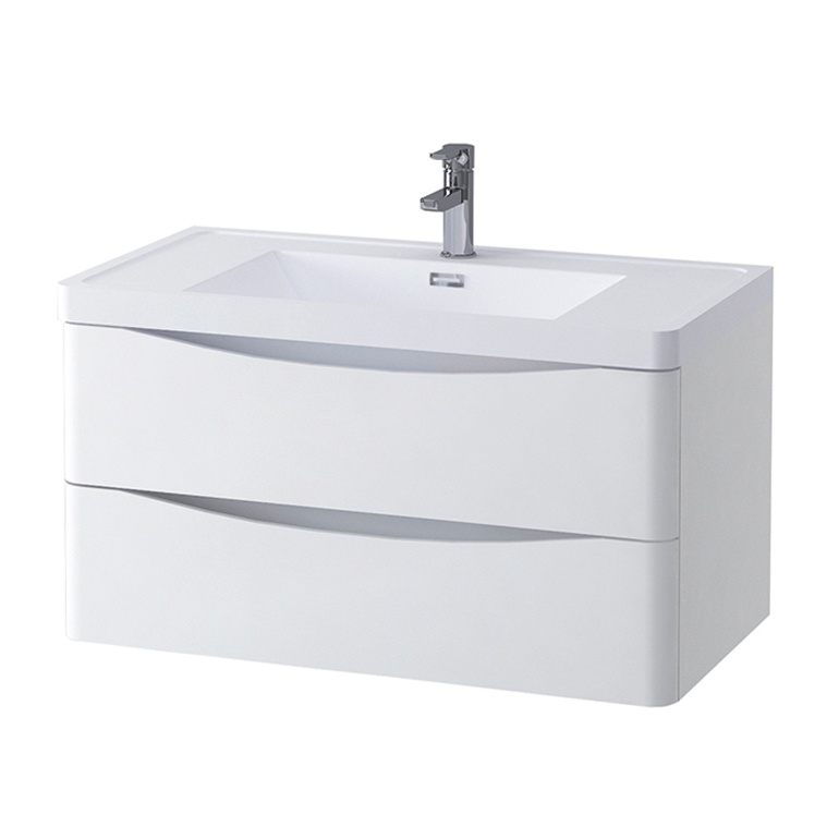Voda Design 900MM Wall Hung Vanity Unit with 1TH Basin