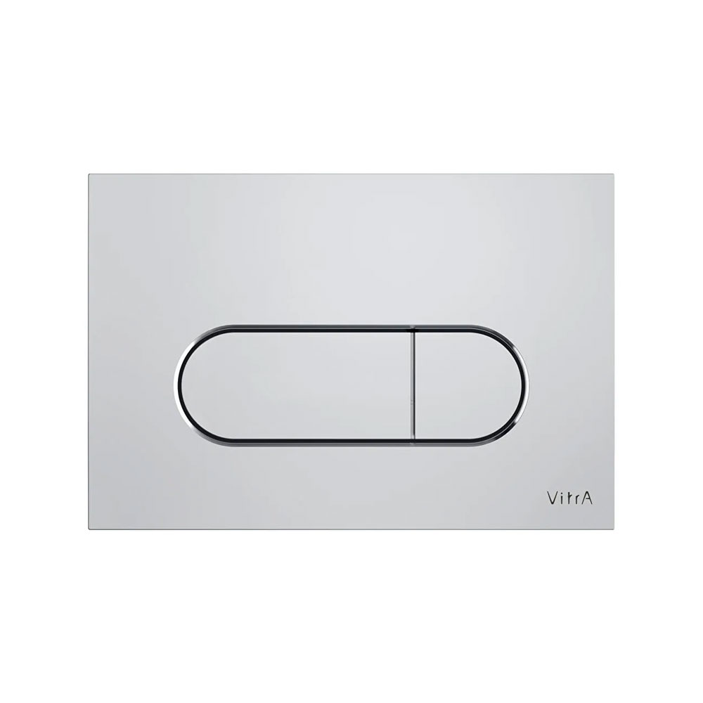 Vitra Loop Round Flush Plate - Chrome