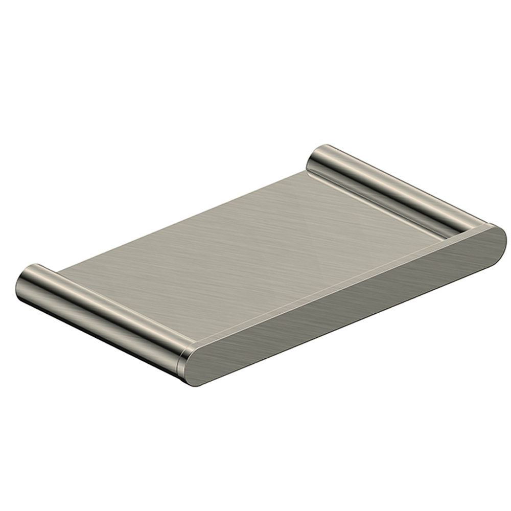RAK Petit Round Soap Holder In Brushed Nickel
