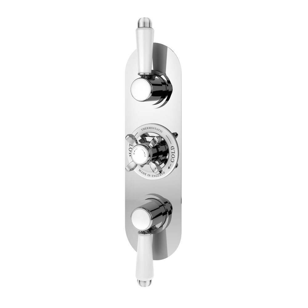 Traditional Triple Concealed Shower Valve