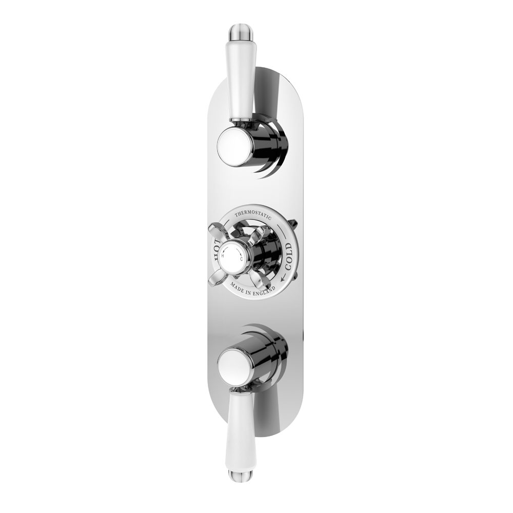 Traditional Triple Concealed Shower Valve with Diverter
