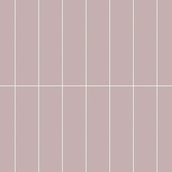 Fibo Urban - 2.4m x 0.6m Wall Panel - Dusky Pink (Stacked Subway) - Pack Of 2