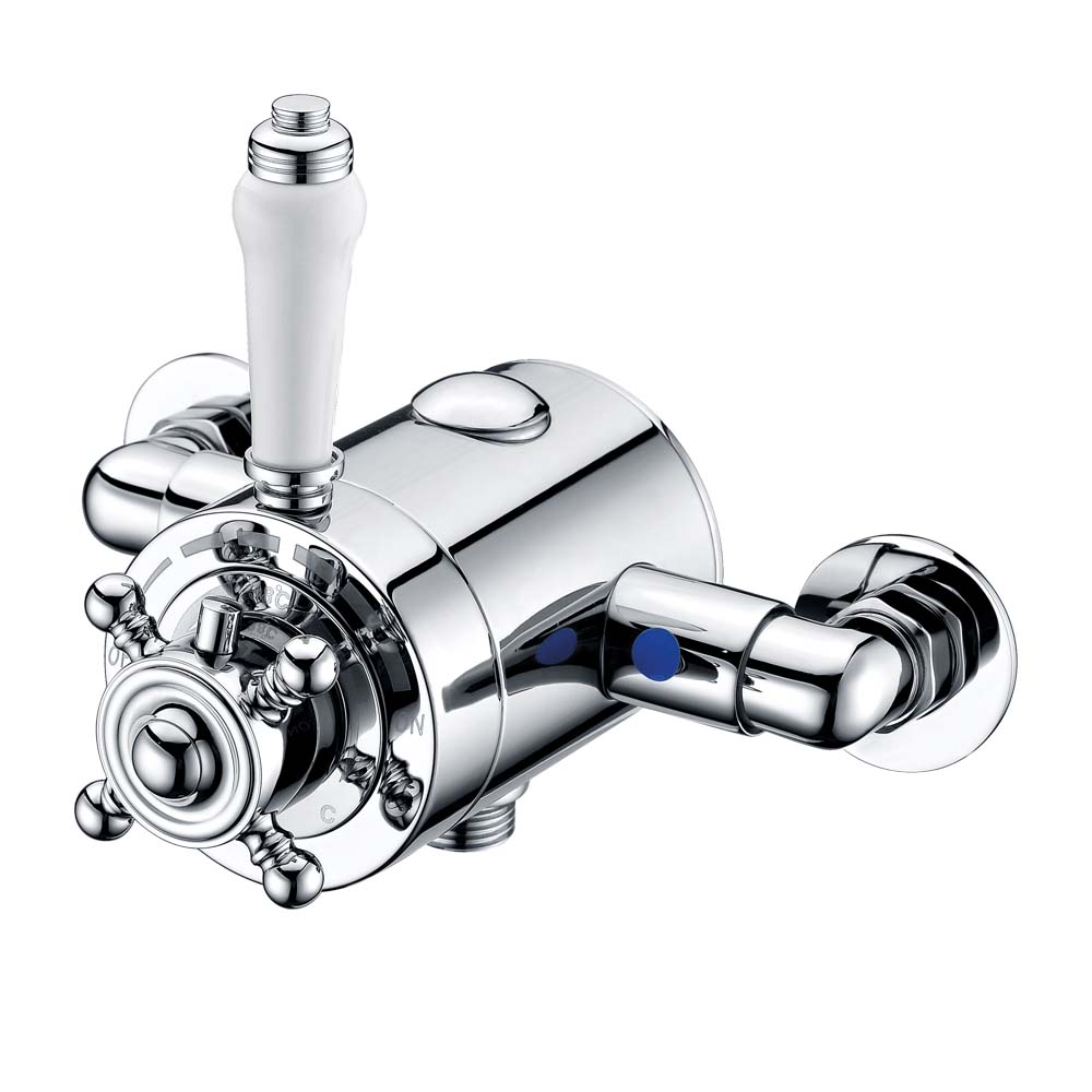Foyle Traditional Exposed Thermostatic Shower Valve - By Voda Design