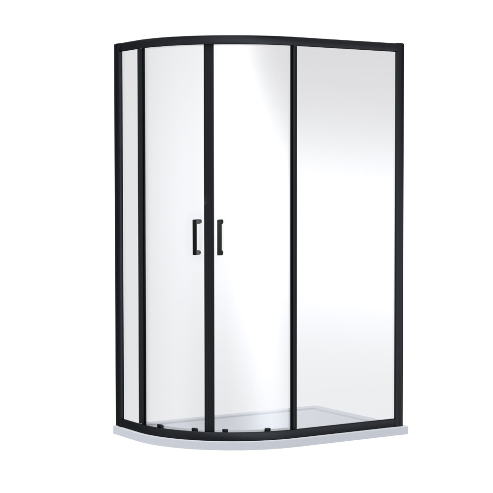 1900 x 1000 x 800mm Offset Quandrant Shower Enclosure - V-QD108BP-6