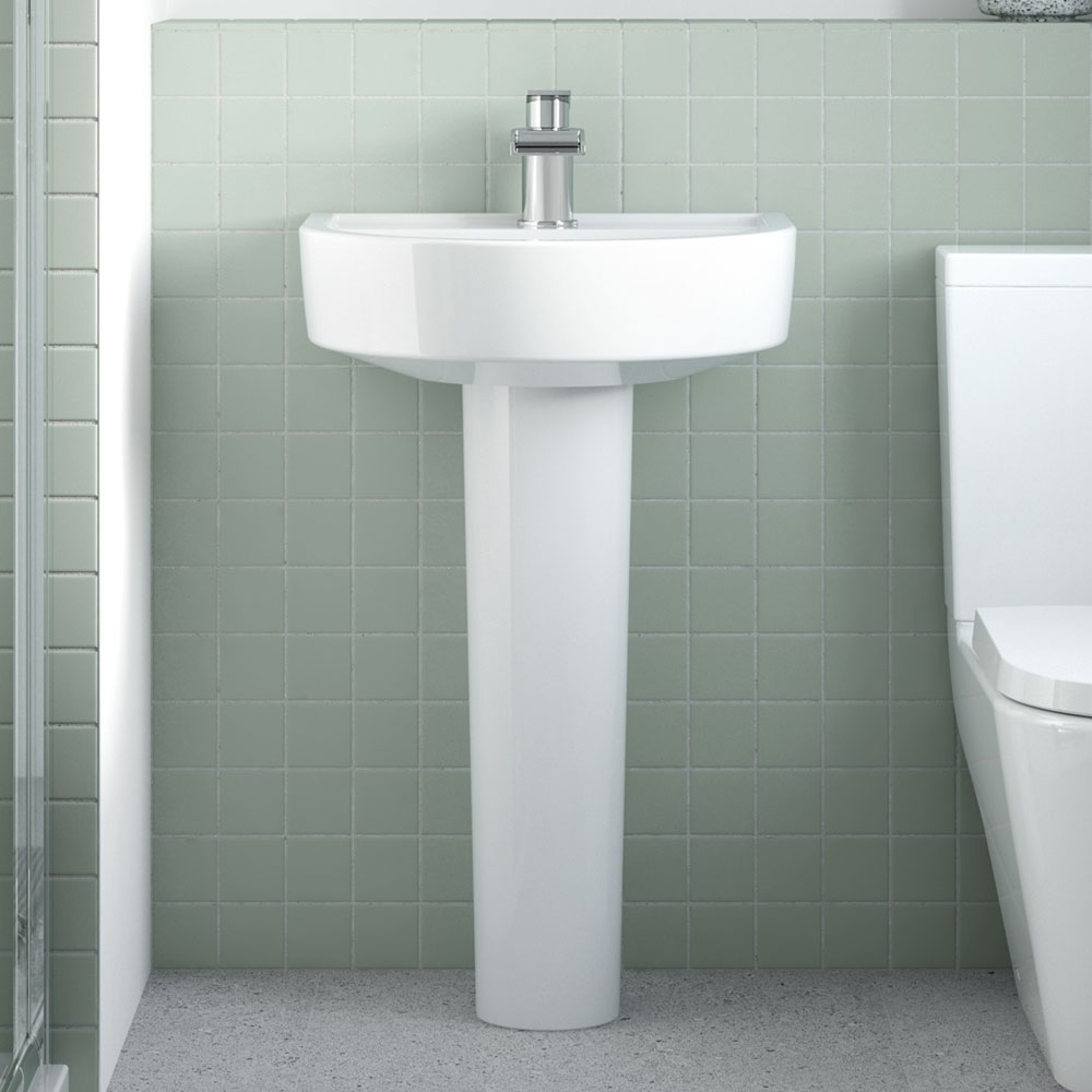 420mm Basin & Pedestal - VBAS016