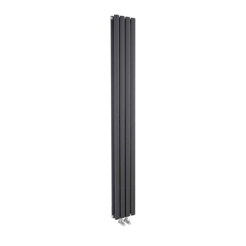 Compact Designer Radiator - 1800 x 236mm - Anthracite - VHEA003