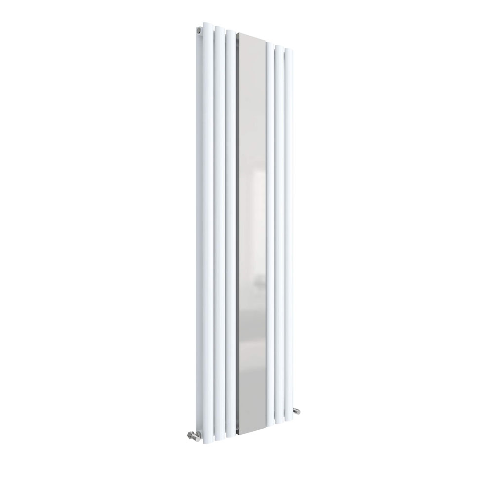 Double Panel Radiator With Mirror 1800 x 499 - High Gloss White - VHEA014