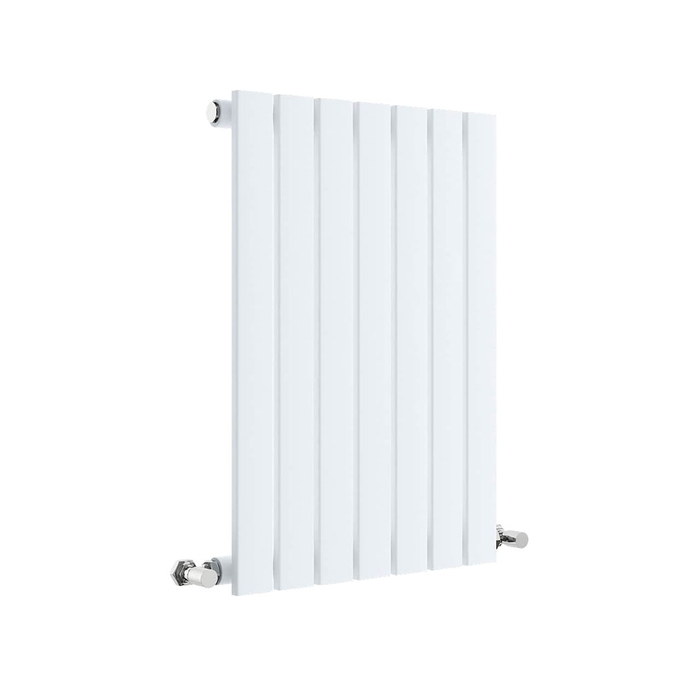 Horizontal Single Panel Radiator 600 x 412 - Satin White - VHEA065