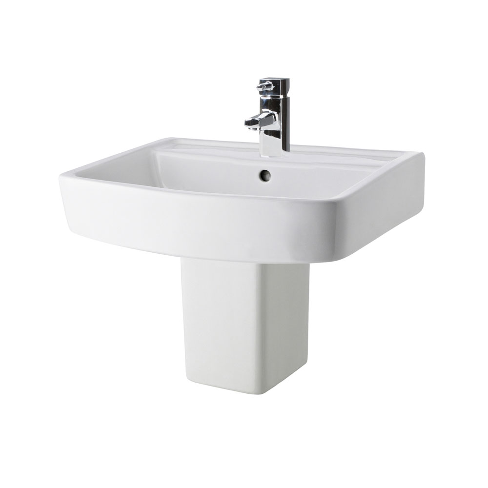 520mm Basin & Semi Pedestal-VSEMI1