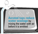 Use aerated taps