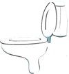 Reduce toilet flushes